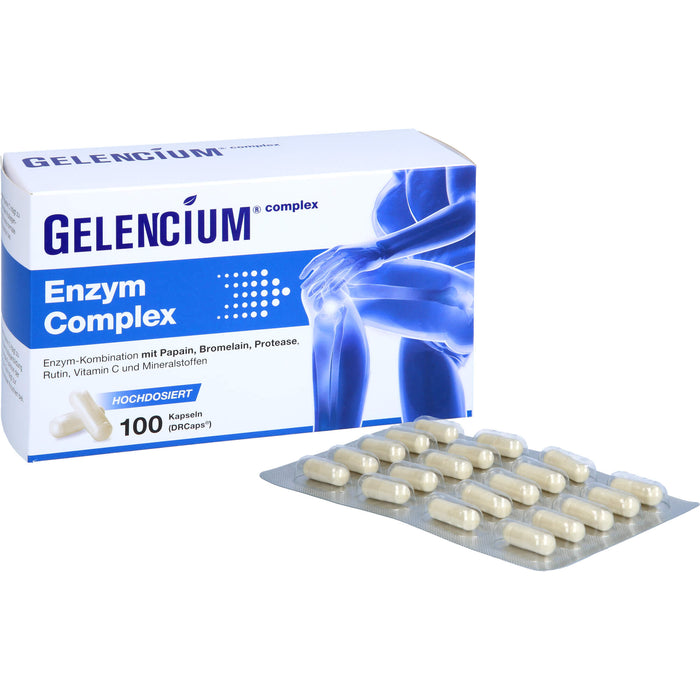 GELENCIUM Enzym Complex hochdosiert mit Bromelain, 100 St KAP