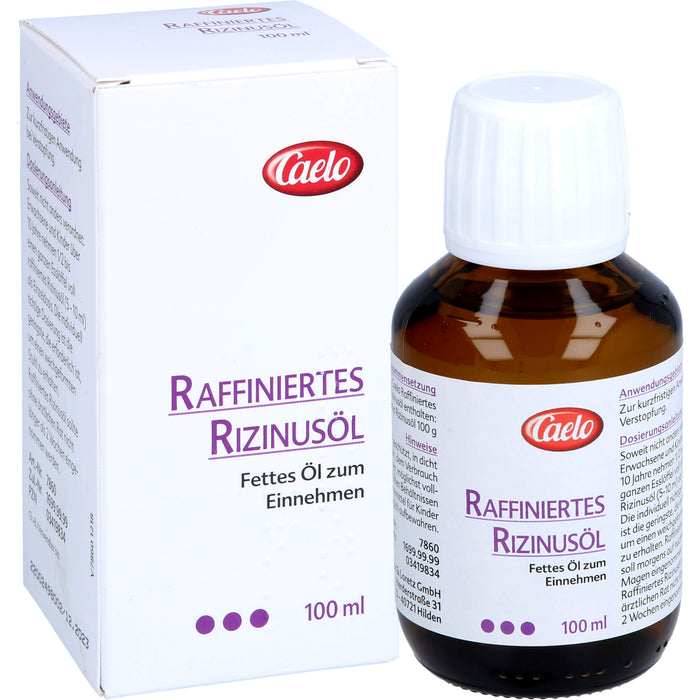 Caelo Raffiniertes Rizinussöl, 100 ml Huile