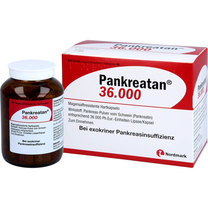 Pankreatan 36.000, Magensaftresistente Hartkapseln, 200 St HKM