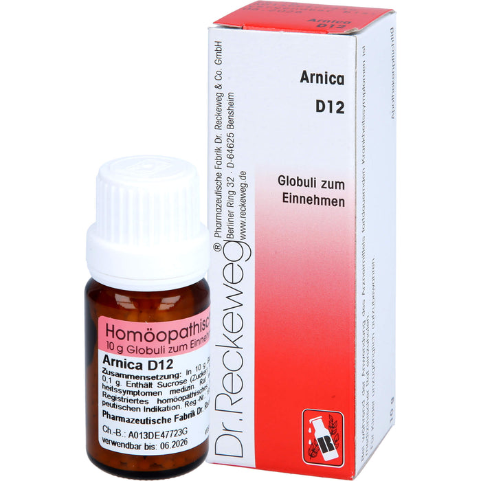 Dr.RECKEWEG & CO Arnica D 12 Globuli, 10 g Globuli