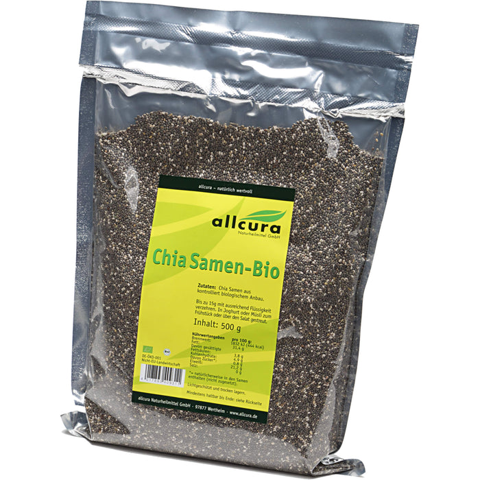 allcura Chia-Samen bio, 500 g Powder