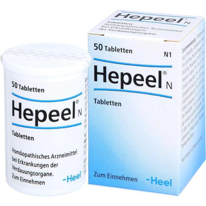 Hepeel N Tabletten bei Erkrankungen der Verdauungsorgane, 50 pcs. Tablets