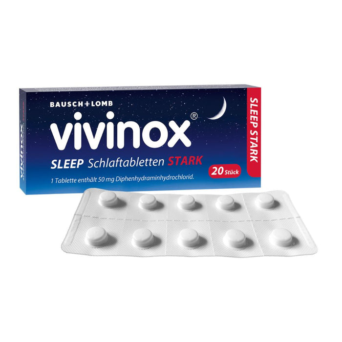 vivinox sleep stark Schlaftabletten, 20 pcs. Tablets