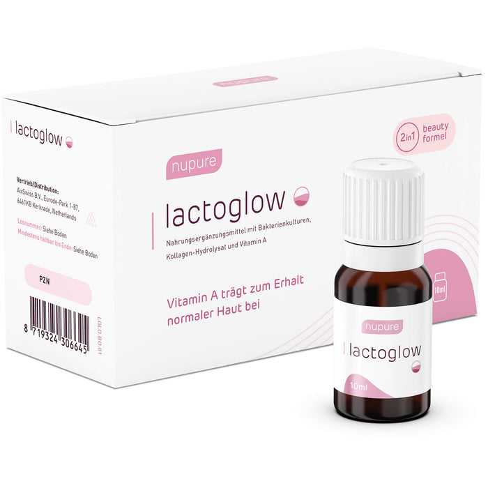 nupure lactoglow, 10X10 ml TRA