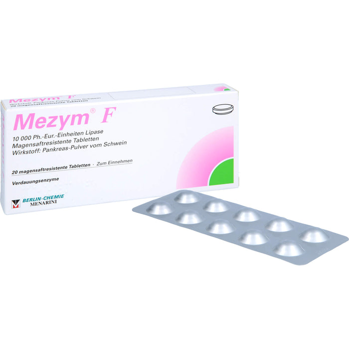 BERLIN-CHEMIE Mezym F Filmtabletten Verdauungsenzyme, 20 pcs. Tablets