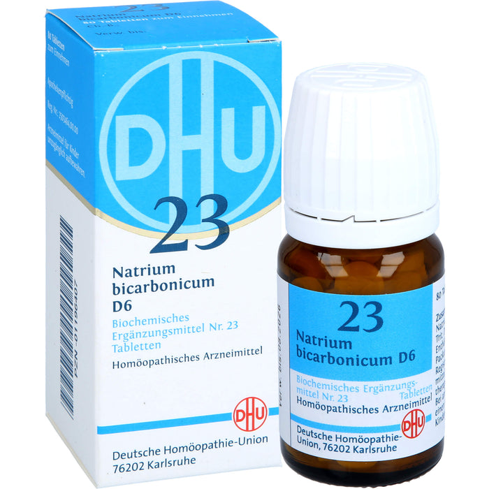 DHU Schüßler-Salz Nr. 23 Natrium bicarbonicum D6 Tabletten, 80 pc Tablettes