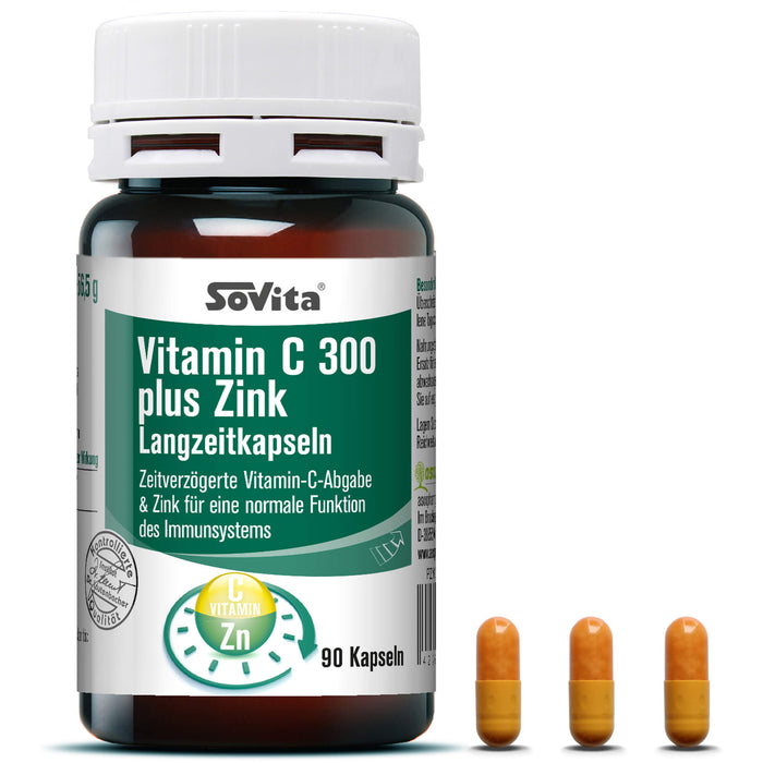 Sovita care Vitamin C 300 plus Zink Langzeitkapsel, 90 St WKA