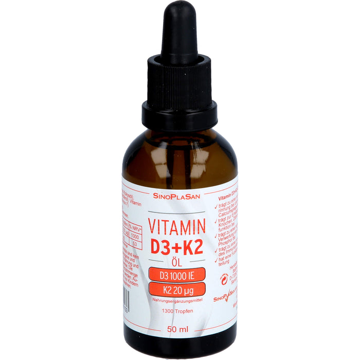 Vitamin D3/K2 1000 IE / 20 mcg, 50 ml TEI