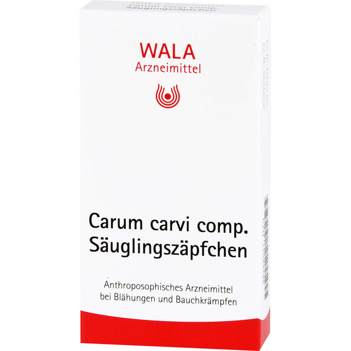 WALA Carum Carvi comp. Säuglingszäpfchen, 10 pc Suppositoires