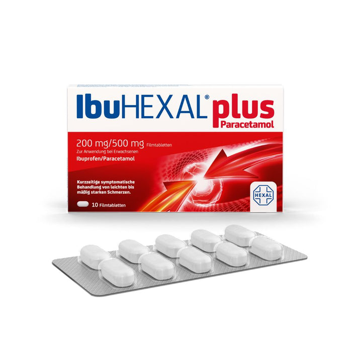 Ibuhexal Plus Paracetamol, 10 St FTA