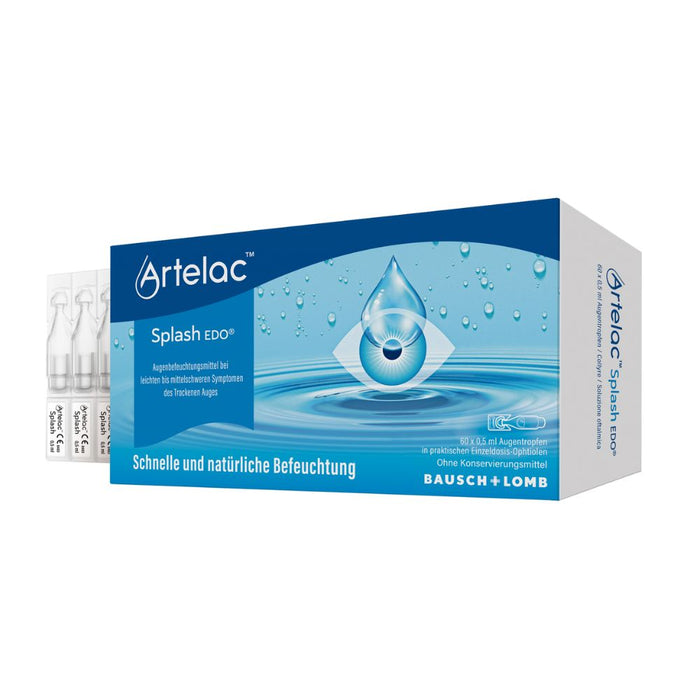 Artelac Splash Augentropfen EDO, 60 pcs. Single-dose pipettes