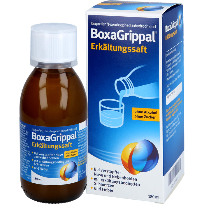 BoxaGrippal Erkältungssaft, 180 ml Lösung