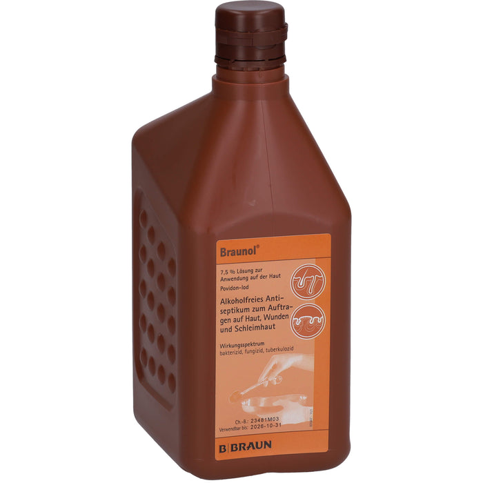 Braunol 7,5% Lösung zur Anwendung auf der Haut, 10X1000 ml LOE