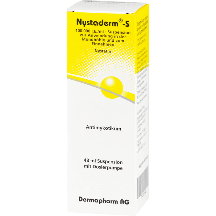 Nystaderm-S, 100.000 I.E./ml Suspension, 48 ml Solution