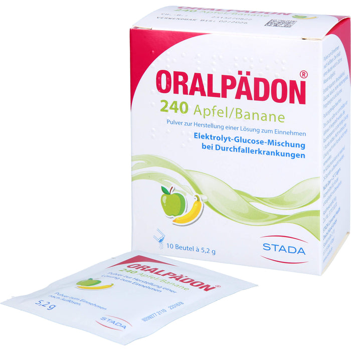 Oralpädon 240 Apfel-Banane Pulver, 10 pc Sachets