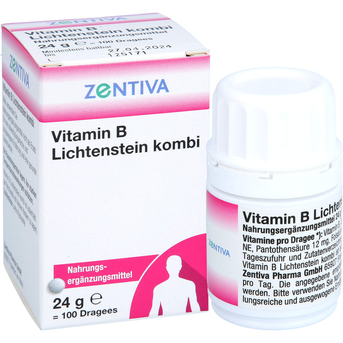 Vitamin B Lichtenstein kombi Dragees, 100 pcs. Tablets