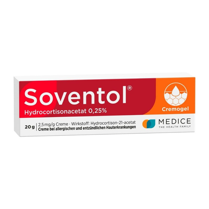 Soventol HydroCortisonAcetat 0,25 % Creme, 20 g Creme