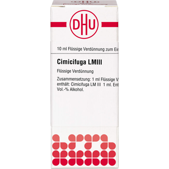 Cimicifuga LM III Dilution Ind-Fert, 10 ml DIL