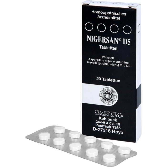 Nigersan D5 Tabletten, 20 pcs. Tablets