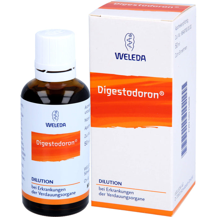 WELEDA Digestodoron Dilution bei Erkrankungen der Verdauungsorgane, 50 ml Solution