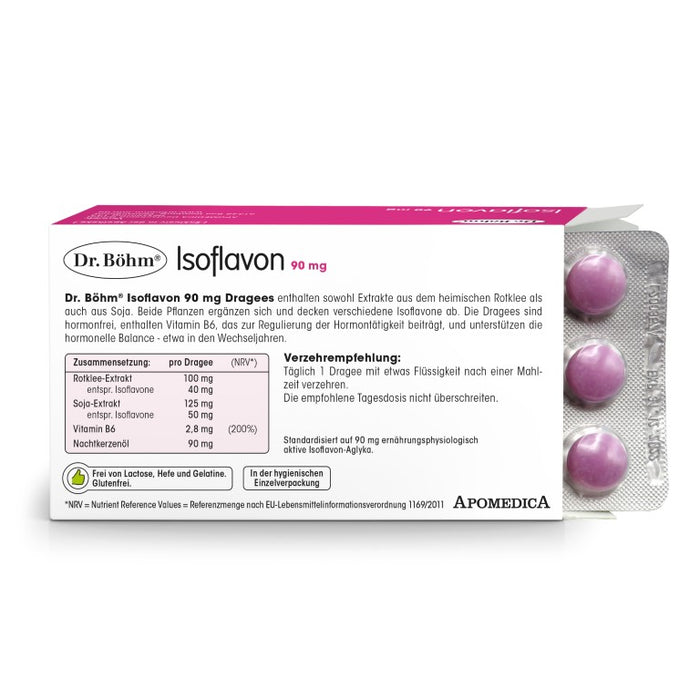 Dr Böhm Isoflavon forte 90 mg Dragees, 60 St. Tabletten