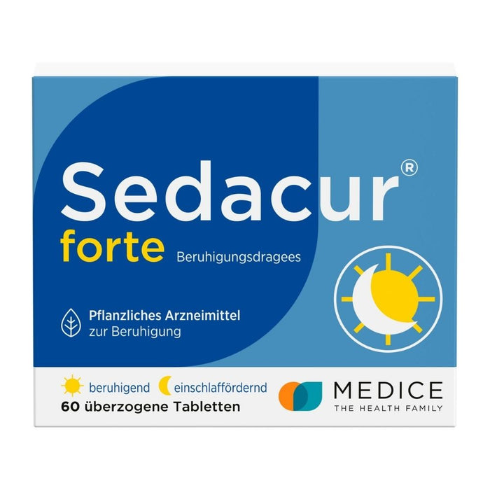 Sedacur forte Beruhigungsdragees, 60 pc Tablettes