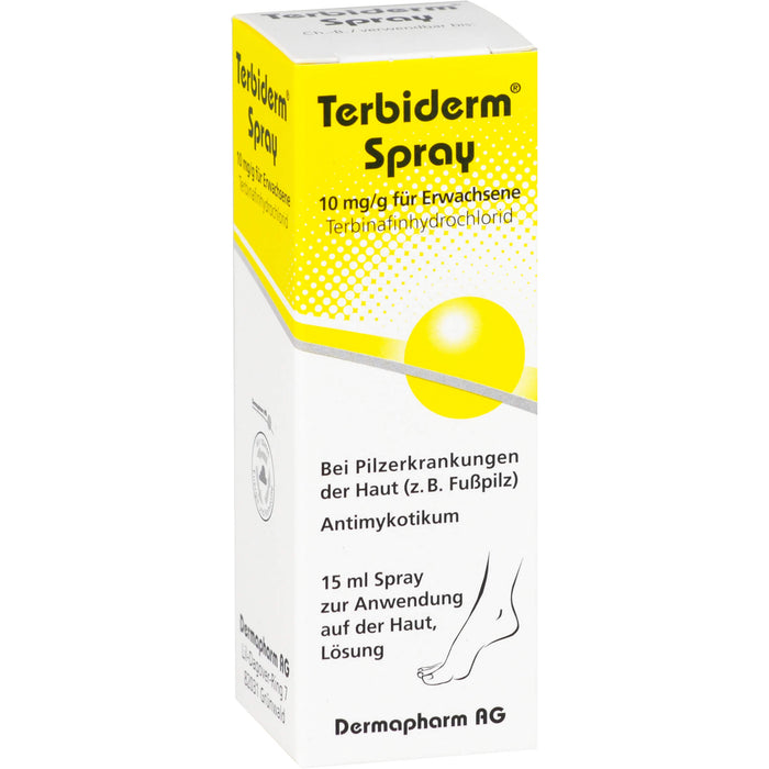 Terbiderm Spray, 10 mg/g für Erwachsene, 15 ml Lösung