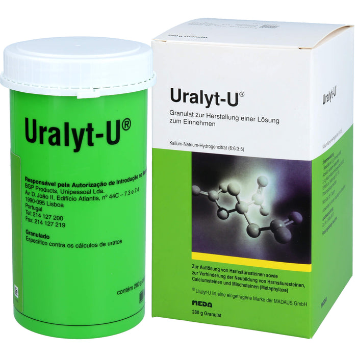 Uralyt-U kohlpharma Granulat zur Herstellung einer Lösung zum Einnehmen, 280 g GRA