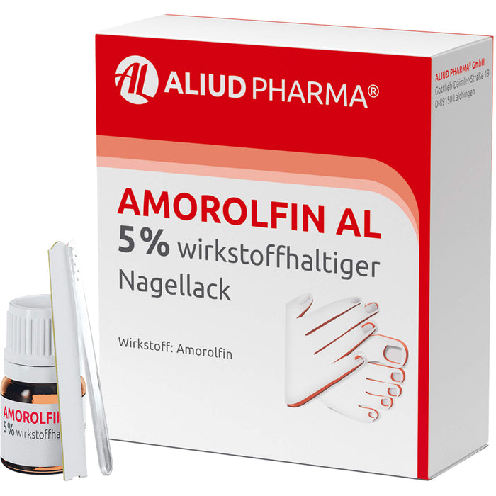 Amorolfin AL 5 % wirkstoffhaltiger Nagellack, 3 ml Nail varnish containing active ingredients