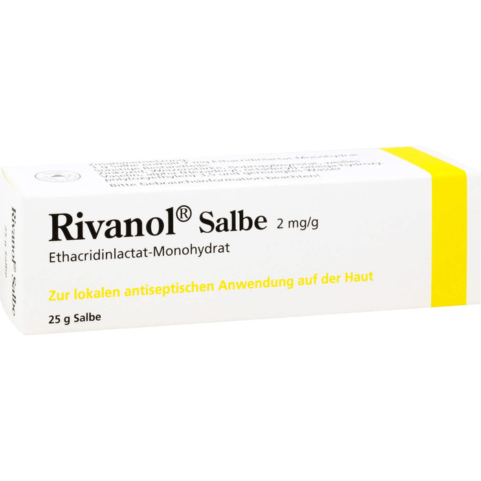 Rivanol Salbe 2 mg/g zur Keimminderung auf der Haut, 25 g Onguent