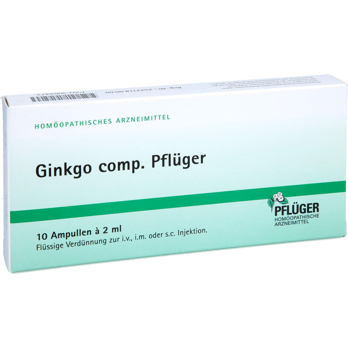 Ginkgo comp. Pflüger Amp., 10 pc Ampoules