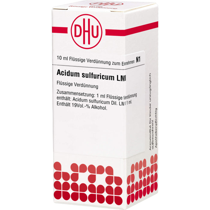 Acidum sulfuricum LM I Dilution Ind-Fert, 10 ml DIL