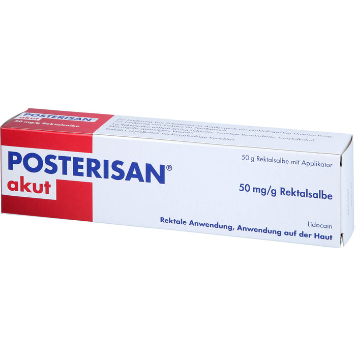 Posterisan akut 50 mg/g Rektalsalbe, 50 g SAL