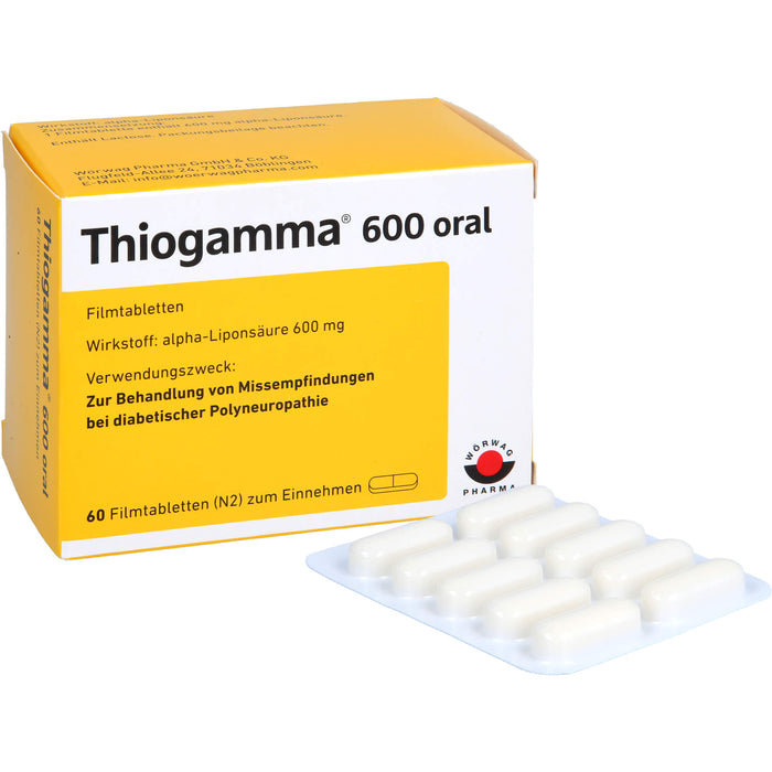 Thiogamma 600 oral Filmtbl., 60 St. Tabletten