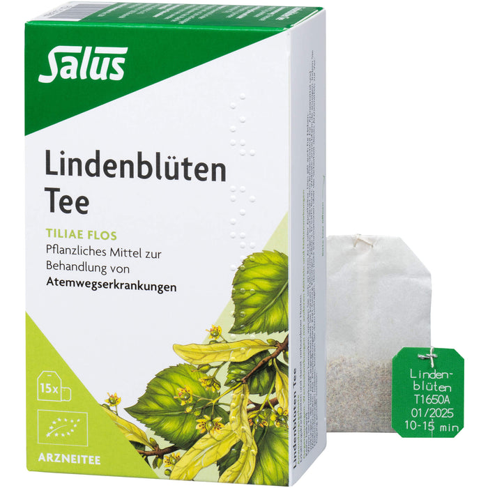 Lindenblüten Arzneitee Tiliae flos bio Salus, 15 St FBE