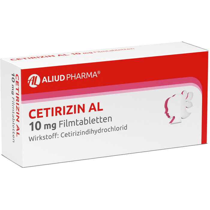 CETIRIZIN AL 10 mg Filmtabletten bei allergischen Erkrankungen, 7 pc Tablettes