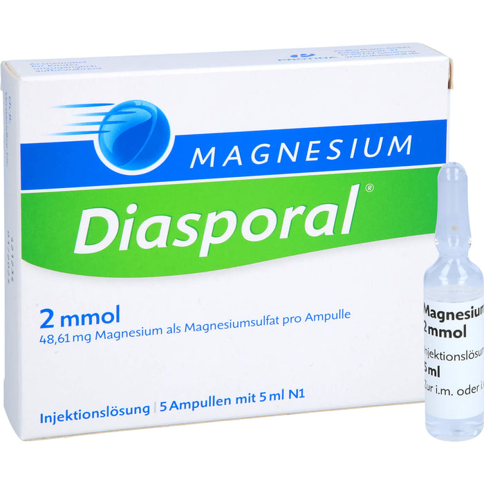 Magnesium-Diasporal 2mmol Inj.-Lsg., 5X5 ml AMP