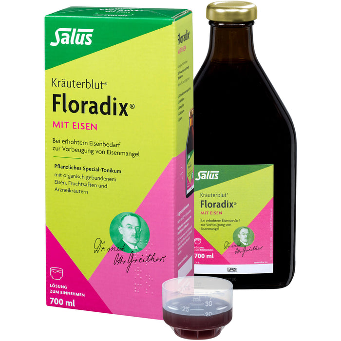 Floradix mit Eisen Lösung, 700 ml Lösung