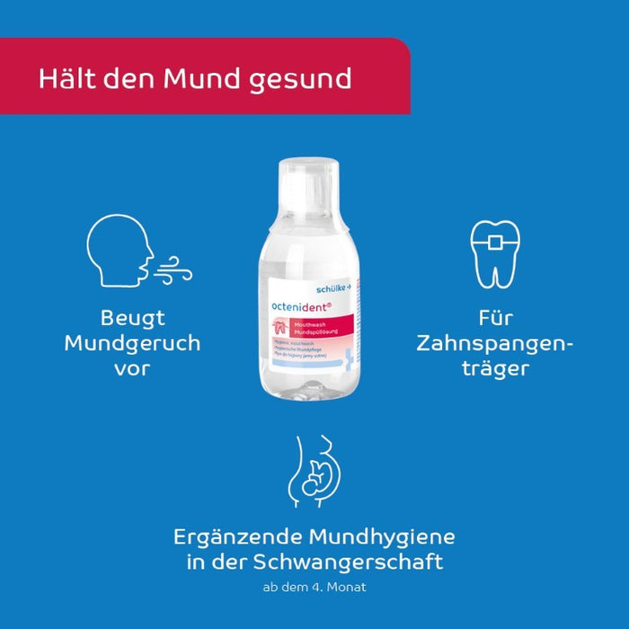 octenident Mundspüllösung - Hygienische Mundpflege für die ganze Familie, 250 ml Solution