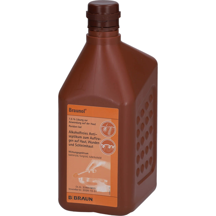 Braunol 7,5% Lösung zur Anwendung auf der Haut, 10X1000 ml LOE