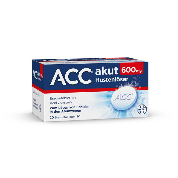 ACC akut 600 mg Hustenlöser Brausetabletten, 20 pcs. Tablets