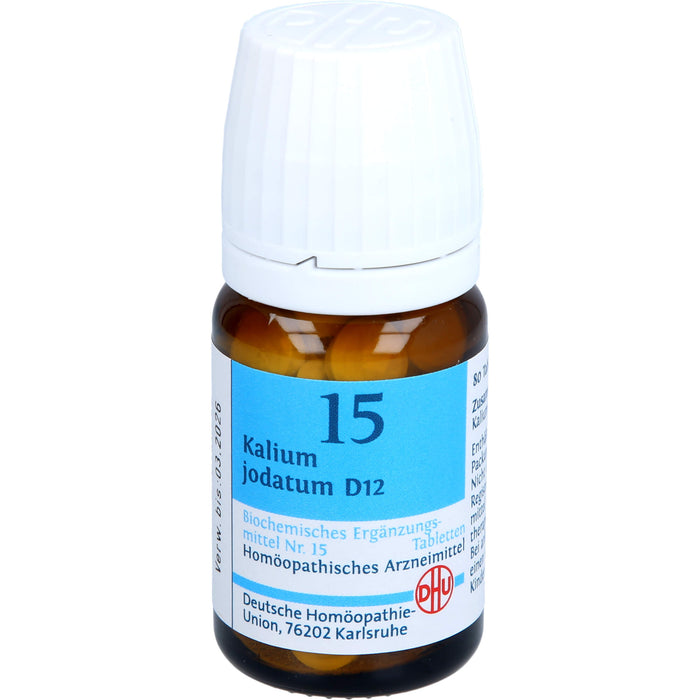 DHU Schüßler-Salz Nr. 15 Kalium jodatum D12 Tabletten, 80 St. Tabletten