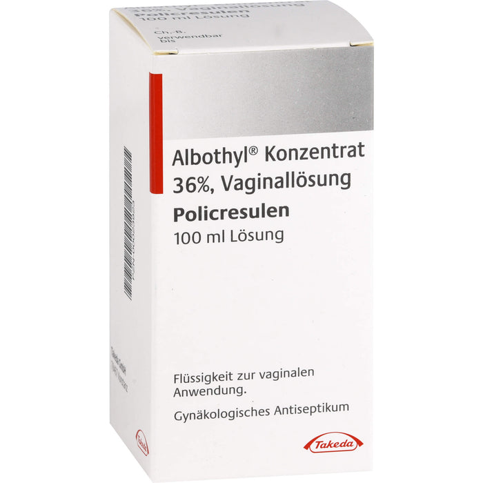 Takeda Albothyl Konzentrat, 36%, Vaginallösung, 100 ml Solution