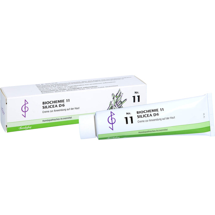 Bombastus Biochemie 11 Silicea D 6 Creme, 100 ml Creme