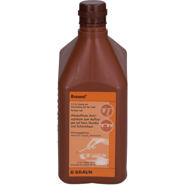 Braunol 7,5% Lösung zur Anwendung auf der Haut, 10X1000 ml LOE