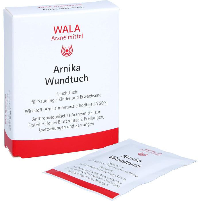 WALA Arnika Wundtuch, 5 pc Tissus