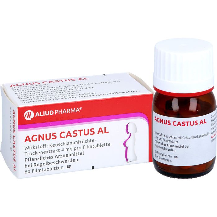 Agnus castus AL Filmtabletten bei Regelbeschwerden, 60 pc Tablettes