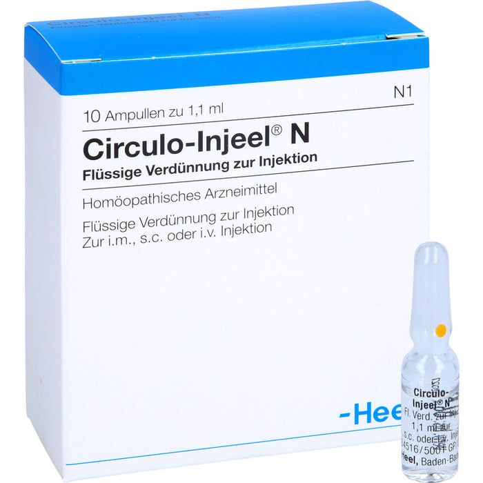 Circulo-Injeel N flüssige Verdünnung, 10 pcs. Ampoules