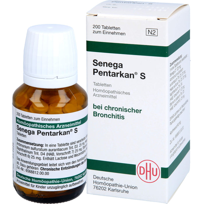 DHU Senega Pentarkan S Tabletten, 200 pcs. Tablets