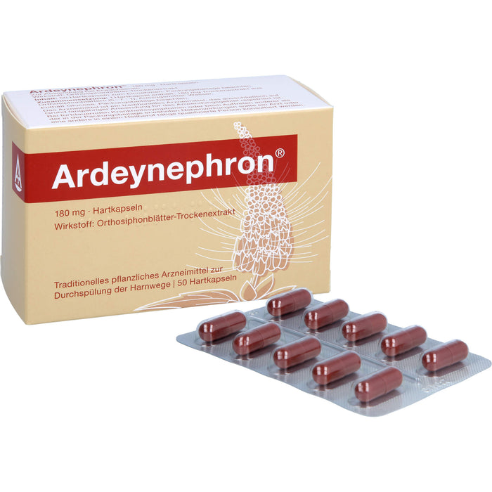 Ardeynephron 180 mg Hartkapseln zur Durchspülung der Harnwege, 50 pc Capsules